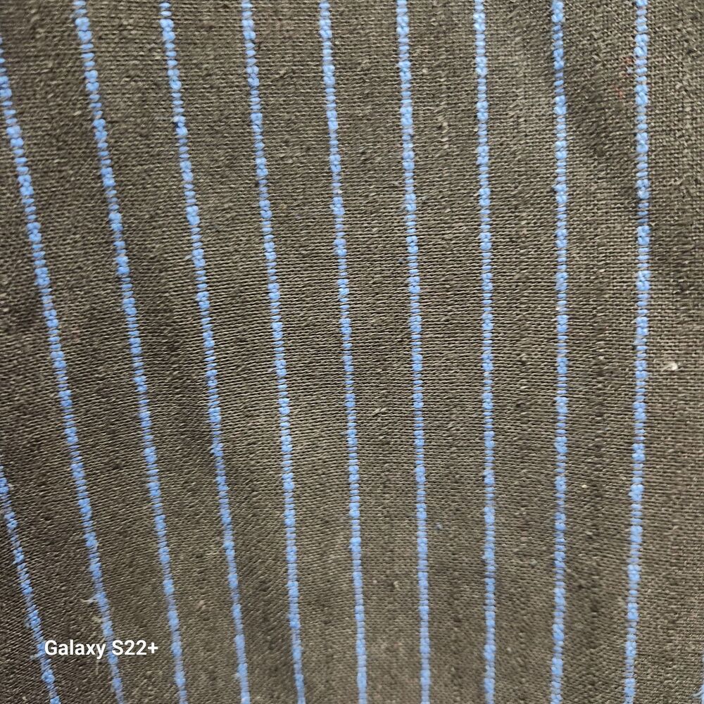 City Streets Vest Mens M Black Blue Pinstripe Button Front Suit Waistcoat - Picture 5 of 5
